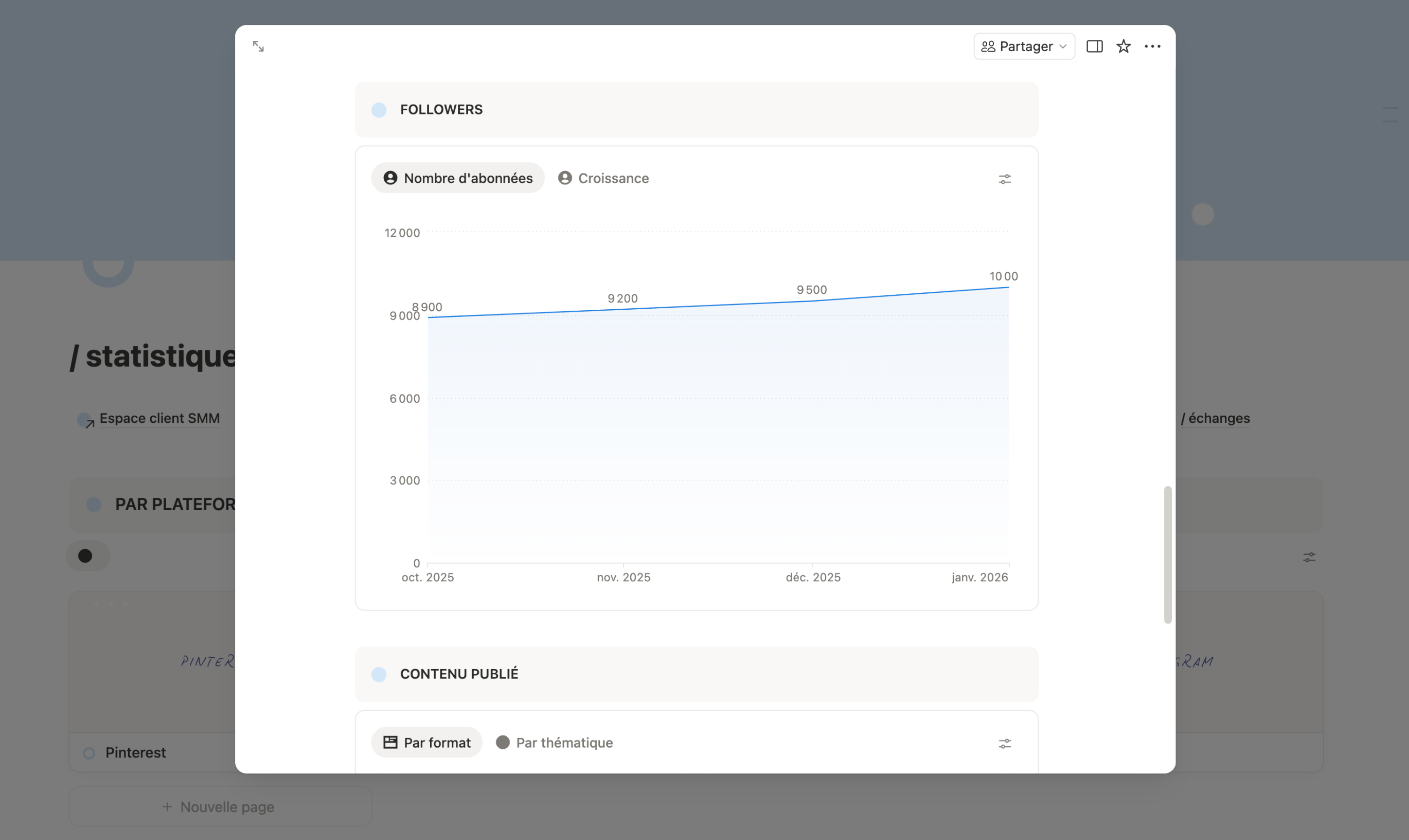 Espace Client SMM