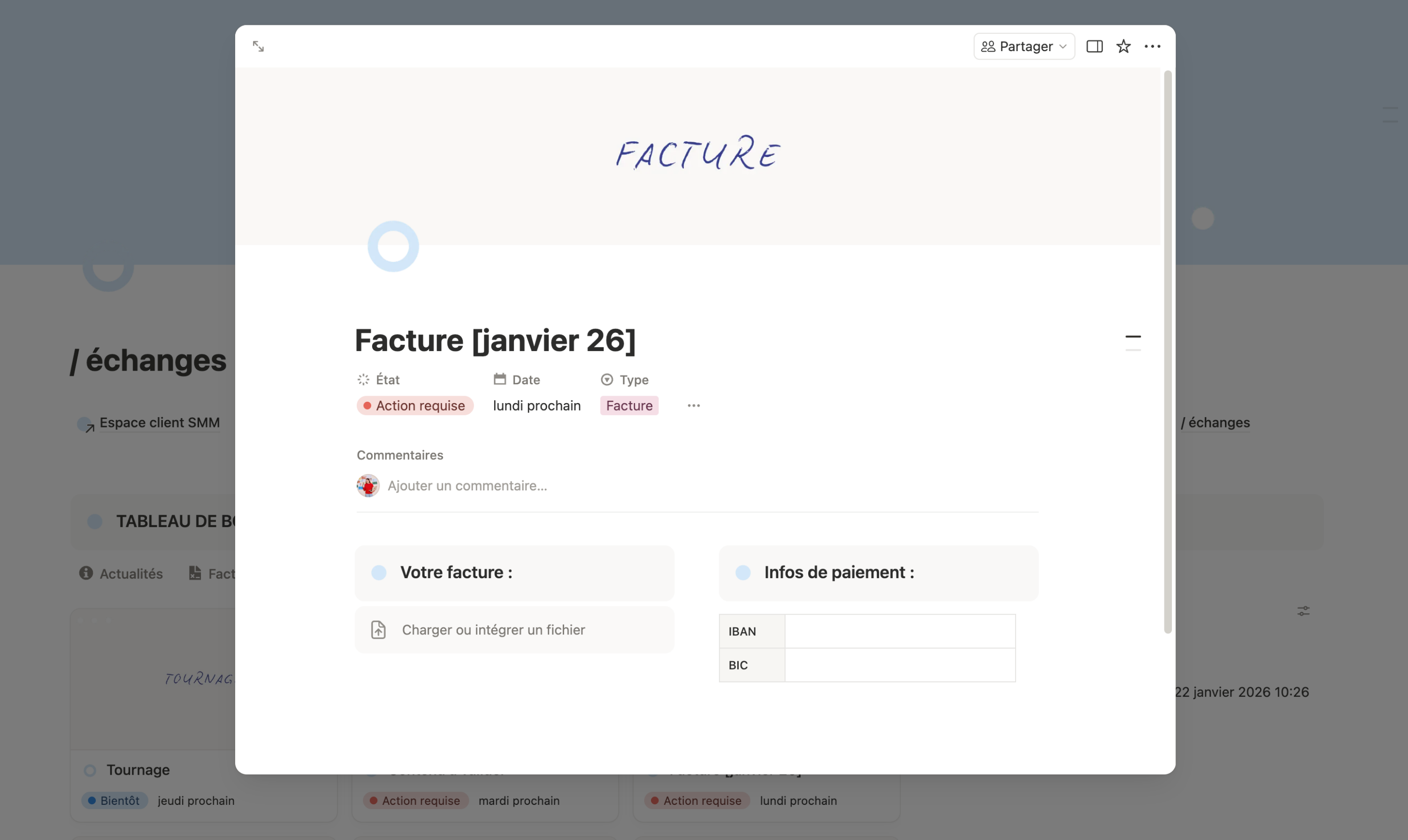 Espace Client SMM